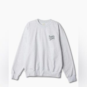 NWT Museum Of Peace & Quiet Warped Heather Gray Crewneck Sweatshirt Men’s XL